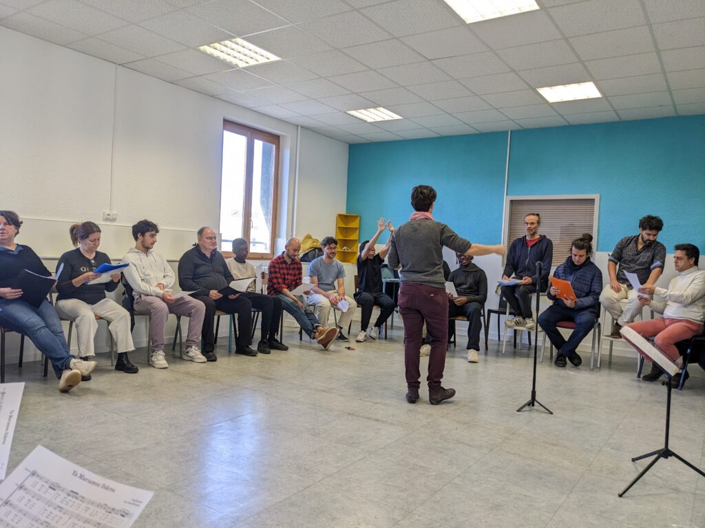 le Ha'Choeur en répétition